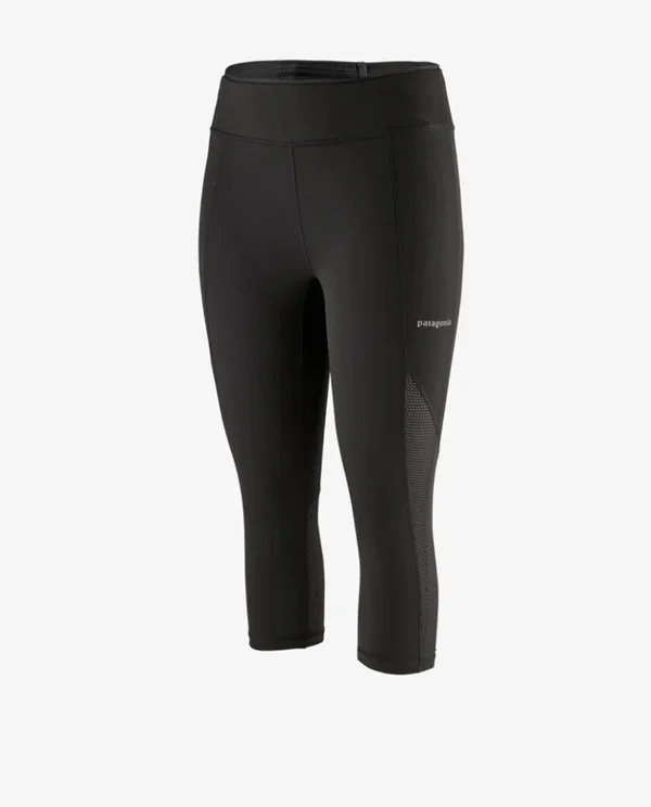 Patagonia Endless Run Capris - Women's Black, L