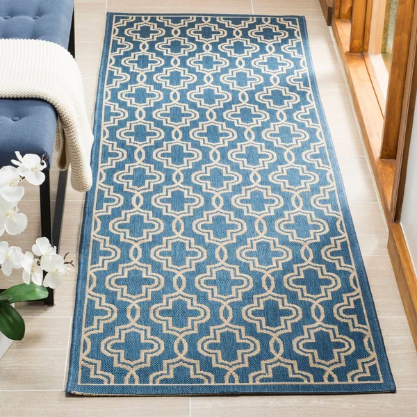 Safavieh Martha Stewart MSR4274-246 6&7x22 x 9&6x22 Anthracite - Beige Area Rug
