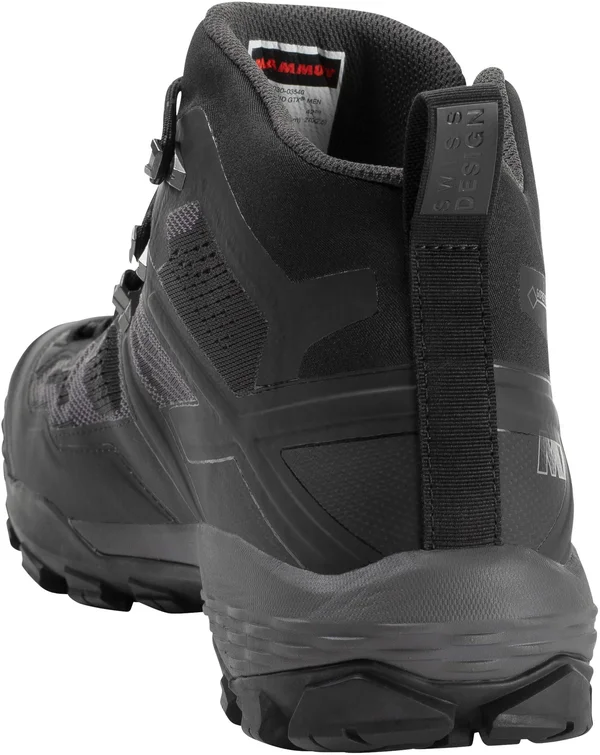 Mammut Ducan Mid GTX Hiking Boot - Men's Black/Dark Titanium, 13.5