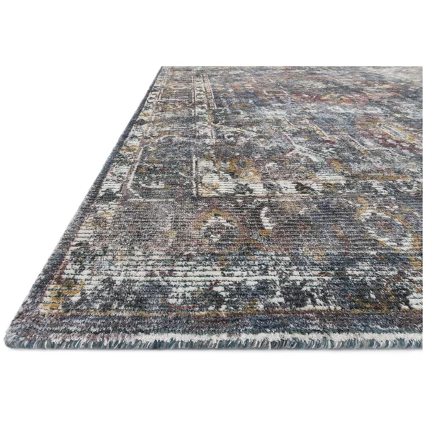 Loloi Rumi RUM-04 5& x 7&6x22 Navy - Multi Rug