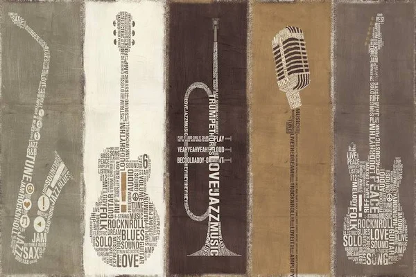 Michael Mullan Canvas Prints - Type Band Neutral Panel