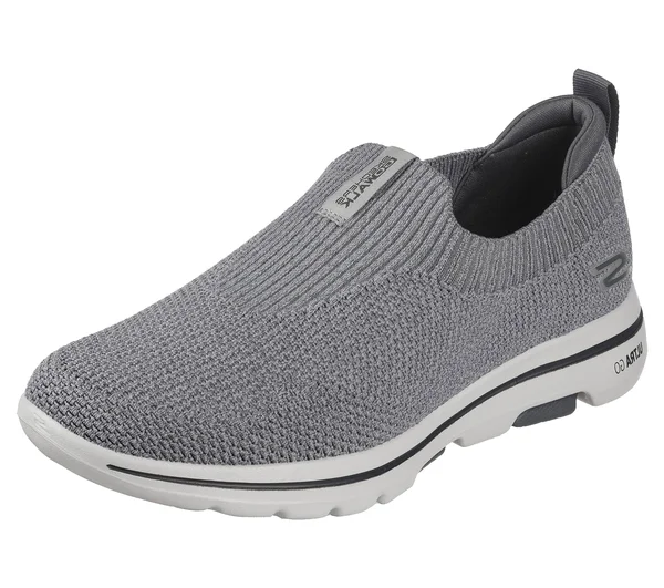 Skechers Men's Go Walk 5 Performance Slip-On Shoes Grey/White 9