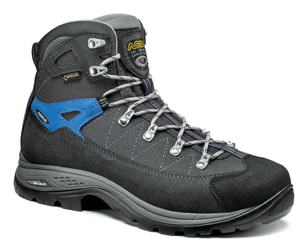 Asolo Finder GV Hiking Boot - Men's Graphite/Gunmetal/Sporty Blue, 8.5