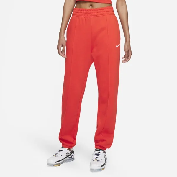 Nike Women's Trend Essential Fleece Pants, Small, Chile Red