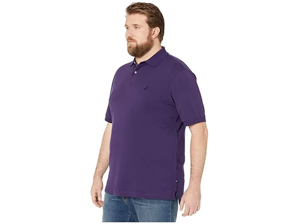 Nautica Big & Tall Short Sleeve Solid Deck Shirt Men's : 1x