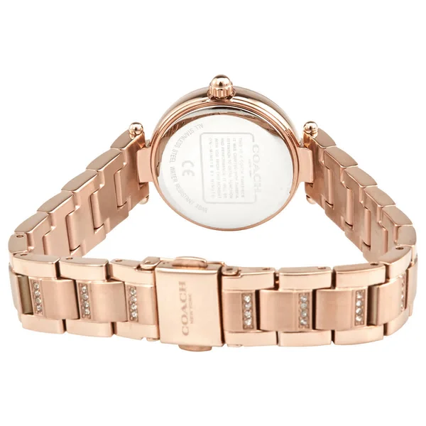 Coach Park Quartz Rose Dial Ladies Watch 14503669, Quartz Movement, Stainless Steel with Crystal-set Links Strap, 26 mm Case in