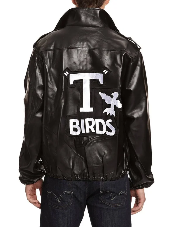 Black Men's Grease T-Birds Jacket