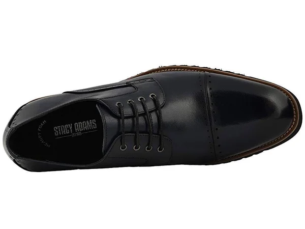 Men's Stacy Adams Barcliff Cap Toe Oxford - Size: 7, Blue