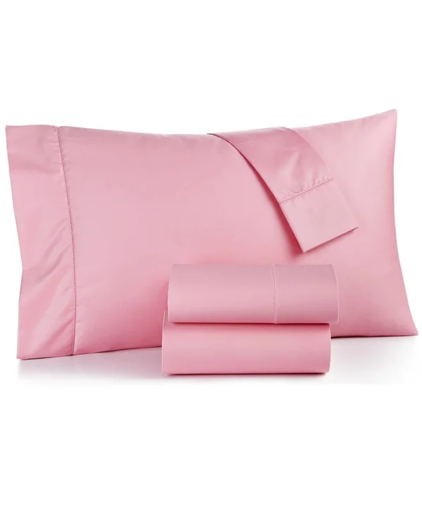 Charter Club Damask 100% Supima Cotton 550 Thread Count 4 pc. Sheet Set - California King, Created for Macy&s - Cherry Blossom (L