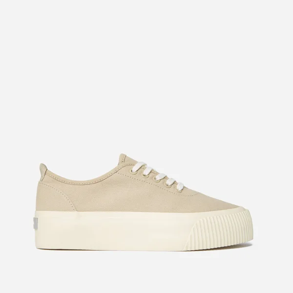 Women's Forever Platform Sneaker by Everlane in Warm Khaki - Size 9