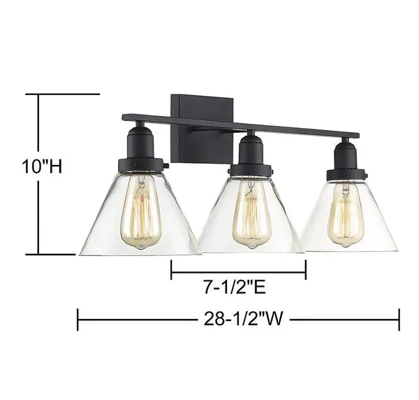 Savoy House 8-9130-3-109 - Drake 3 Light Bath Bar, Polished Nickel