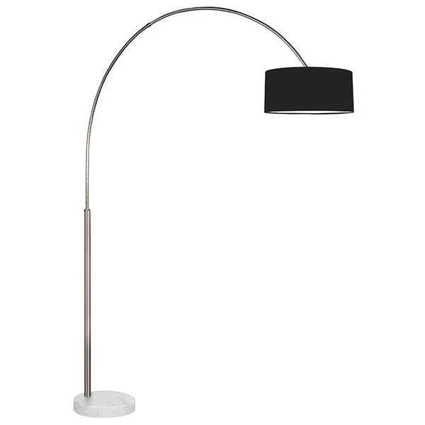 Sonneman 4097.13K - Arc Shade Floor Lamp - Satin Nickel