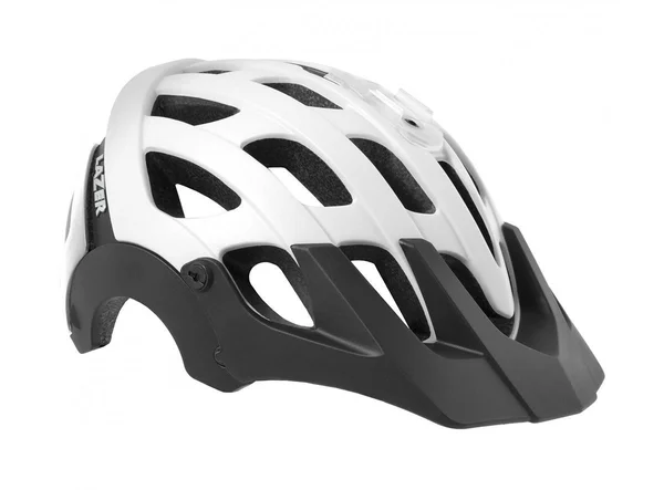 Lazer Revolution Enduro/Mountain Cycling Helmet - Matte White Coral Blue