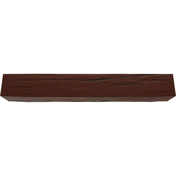 Ekena Millwork BMRW2C0040X040X096PE 4x22W x 4x22H x 8&L 2-Sided (L-beam) Riverwood Endurathane Faux Wood Ceiling Beam, Natural P