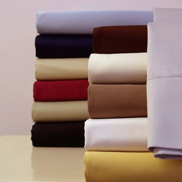 Sateen Bed Sheets Sets Cotton 300 Thread Count King, Blush