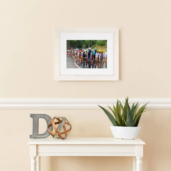 12x22 inch Real Reclaimed White Barnwood 1.5 inch Wood Picture Frame for A 12x22 Photo 2WOM-RFB-150-WHT-12x22. by ArtToFrames