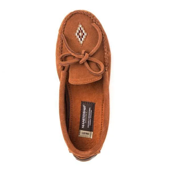 Manitobah Mukluks Women's Canoe Moccasin Suede Moccasin