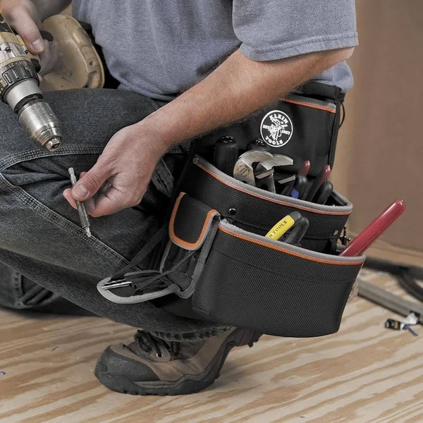 Klein Tools 55429 TRADESMAN Pro Electrician&s Tool Belt, XL