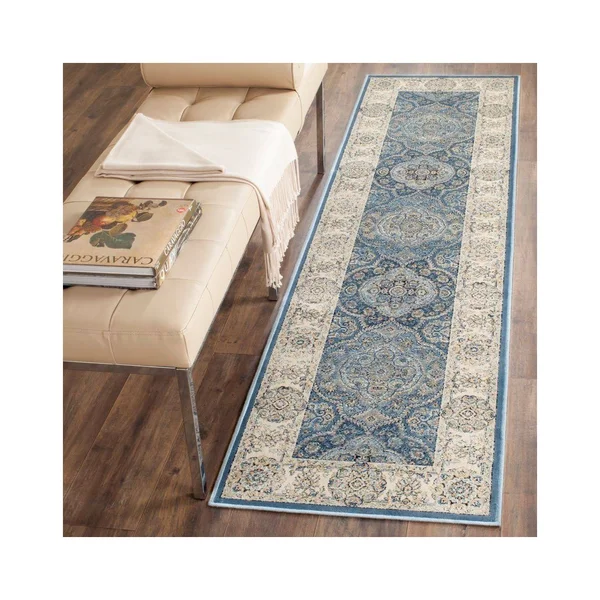 Safavieh Persian Garden Vintage Light Blue & Ivory 4& x 5&-7x22 Rug