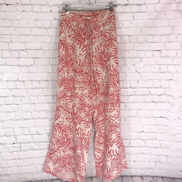 Lane Bryant Pants & Jumpsuits - Lane S Bryant Hemmed Linen Pants Size 2224 Nwt, Color: Orange, Size: 24W, Snd4880&s Close