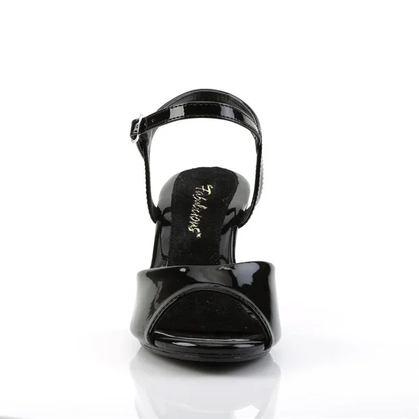 Fabulicious Belle-309, 3x22 Heel Ankle Strap Sandal - Silver 6