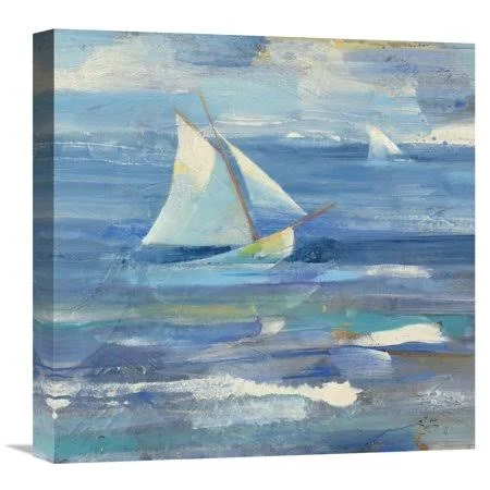 Global Gallery Albena Hristova 'Ocean Sail v.2' Canvas Wall Art, Size: 18 x 18