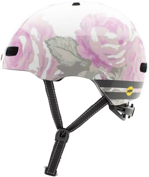 Nutcase Street MIPS Helmet - Delicate Flower Reflective, Medium