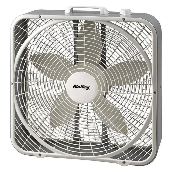 Air King 9723 Box Fan - 3 Speeds, 20x22 Blade Dia.