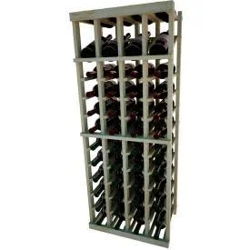 Wine cellar Innovations Individual Bottle Wine Rack - 4 Column w/Top Display - 4 ft High - Light, Pine