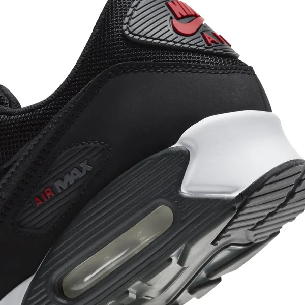 Nike Men's Air Max 90 Casual Shoes in Black/Black Size 8.0, Leather