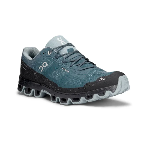 on Running Men's Cloudventure Waterproof Storm/Cobble, 14, D
