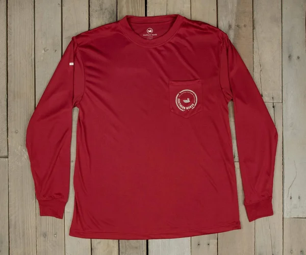 FieldTec Pocket Tee - Long Sleeve Small - Kelly Green