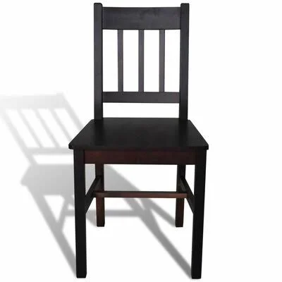 Gafton Solid Wood Slat Back Side Chair in Brown Winston Porter