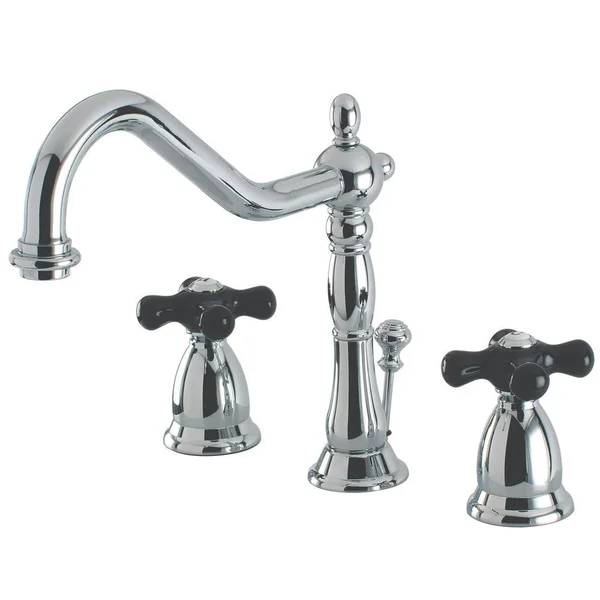 Kingston Brass Ks1992pkx Widespread Lavatory Faucet, Polished Brass