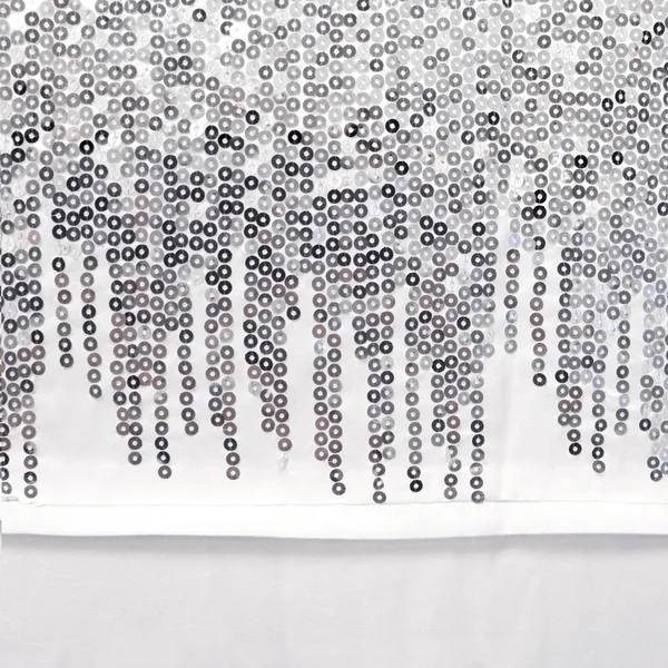 Lush Decor Shimmer Sequins Shower Curtain Dark Gray/Black Single 70x72
