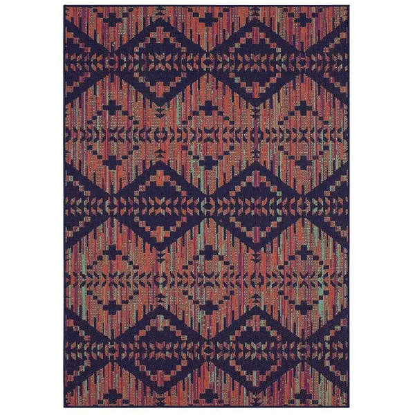 5& x 7& Color Mix Stripe Outdoor Rug - Opalhouse
