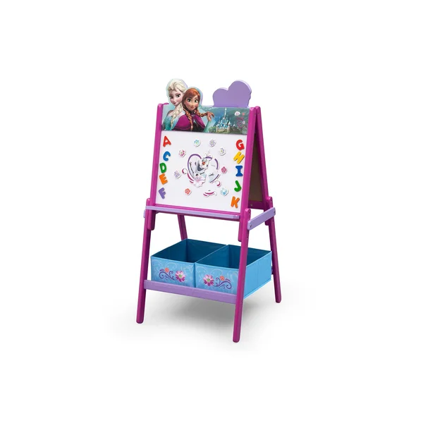 Delta Children Wooden Double Sided Activity Easel, Frozen