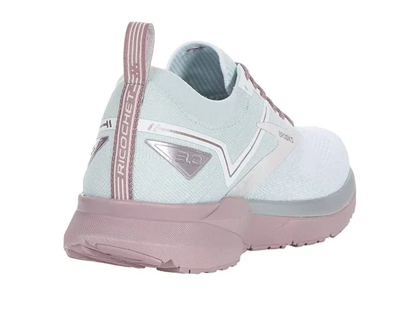 Brooks Women's Ricochet 3 Running Shoes - Grey/Pink
