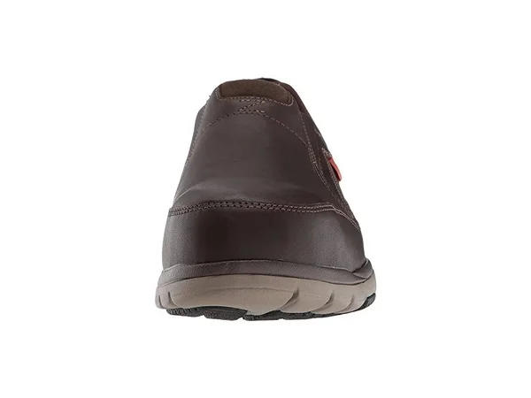 Rockport Works RK6675 Kingstin Work Slip on Oxford, Steel Toe, Men's Sz 7 W Wide, Dark Brown