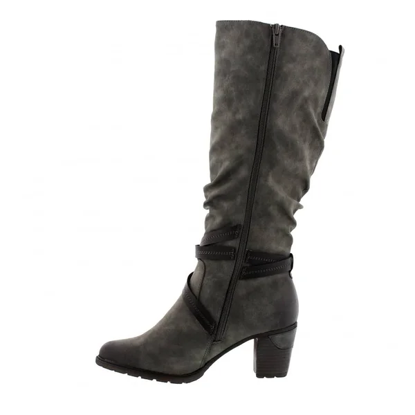 Rieker 96054-45 Womens Knee High Boots Grey 38 EU