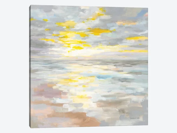 Danhui Nai Canvas Wall Decor Art Prints - Sunup on The Sea ( scenic & landscapes > Sky > sunrises & Sunsets u003