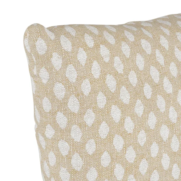 Polyester Square Pillow in Sahara Chalk Flax - Skyline Furniture