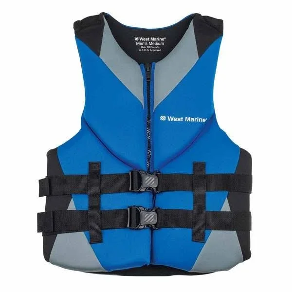 West Marine Men's Neo Deluxe Water Sports Life Jacket, Medium, for Marine Safety