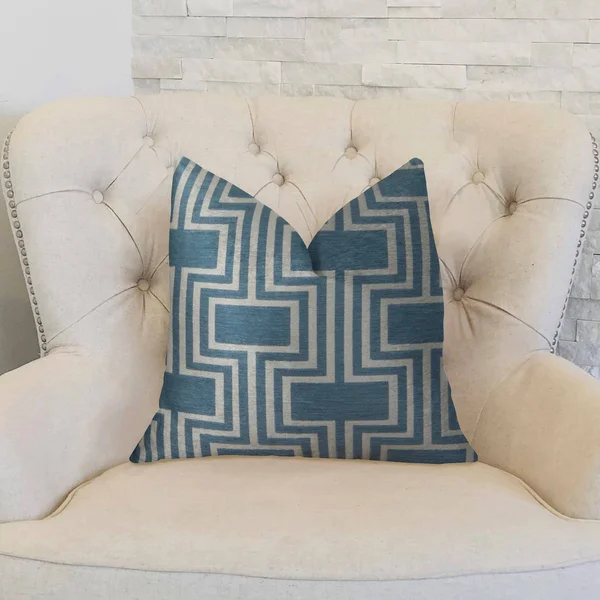 Plutus Midnight Conduit Handmade Throw Pillow - (20x22 x 26x22 Standard)