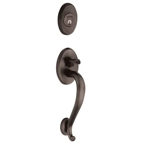 Baldwin Logan Full Dummy Sectional Handleset Classic Knob Oil Rubbed Bronze