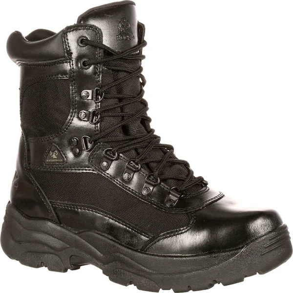 Rocky 8x22 Fort Hood Waterproof Boots, Men's Black