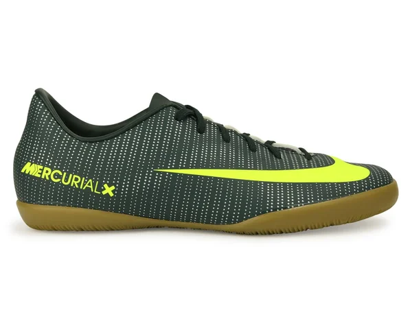 Nike Kids MercurialX Victory VI CR7 Indoor Soccer Shoes Seaweed/Volt/Hasta/White - 1