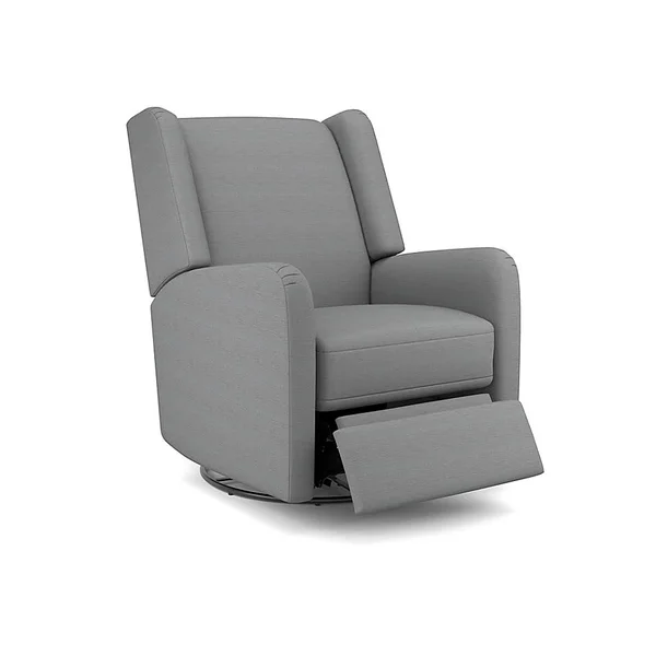 Best Chairs Shaylyn Swivel Glider Recliner in Graphite II