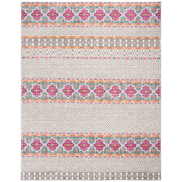Safavieh Madison 700 Rug Collection MAD797F - Grey - Ivory - 12& x 15&