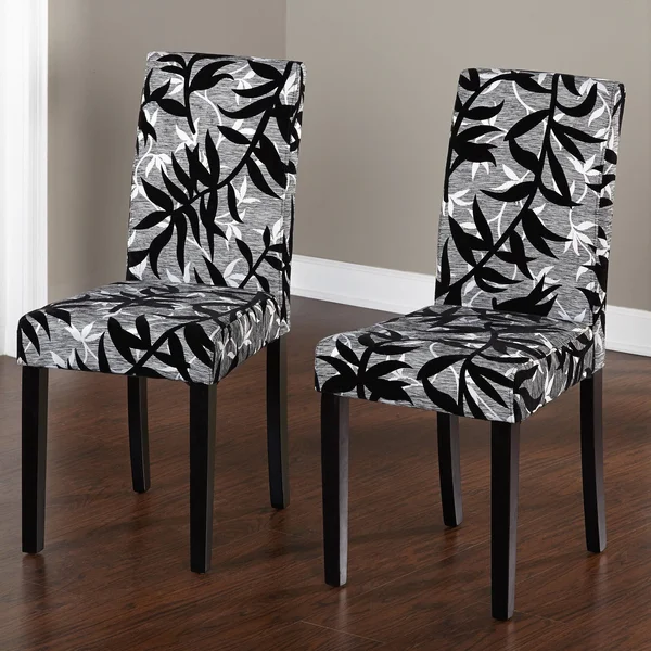 Leaf Print Parson Chair - Set of 2